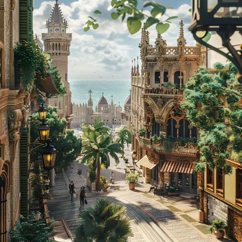 Barcelona cityscape